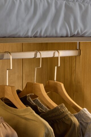 ארון דגם גלעד - 6 דלתות גוון שמנת + תאורה