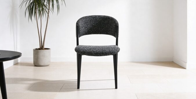 כיסא דגם רום שחור בוקלה