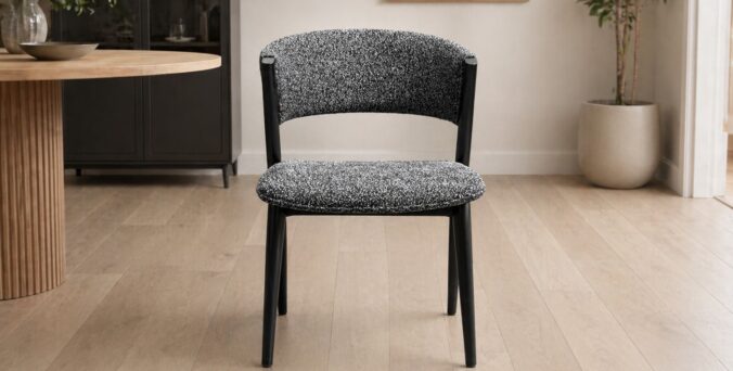 כיסא דגם רום שחור בוקלה