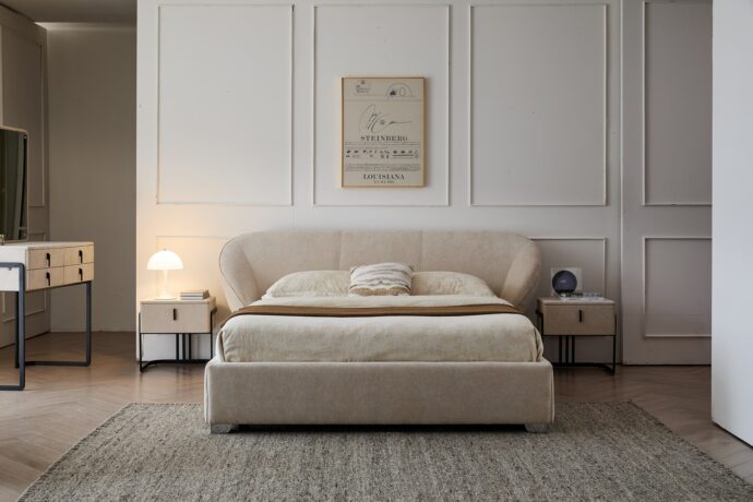 מיטה דגם סקיי - שמנת + מזרן מתנה