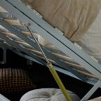 מיטה דגם סקיי - שמנת + מזרן מתנה