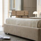 מיטה דגם סקיי - שמנת + מזרן מתנה