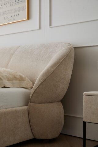 מיטה דגם סקיי - שמנת + מזרן מתנה