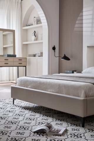 מיטה דגם מדריד – סהרה + מזרן מתנה