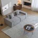 סלון דגם סימבה בגוון אפור 220 ס