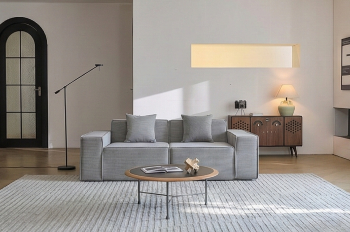 סלון דגם סימבה בגוון אפור 220 ס