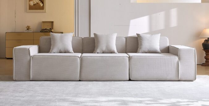 סלון דגם סימבה בגוון שמנת 300 ס