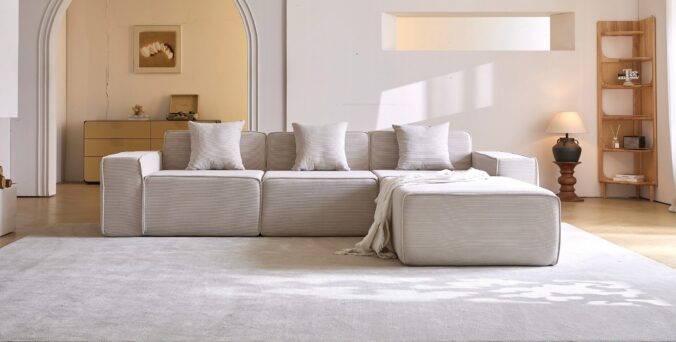 סלון דגם סימבה בגוון שמנת 300 ס