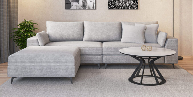 סלון דגם פלורידה אפור 300 ס