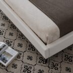 London model bed – white + free mattress