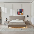 מיטה דגם מדריד – אפור + מזרן מתנה