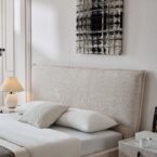 מיטה דגם מדריד – שמנת + מזרן מתנה