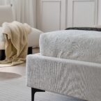 מיטה דגם מדריד – שמנת + מזרן מתנה