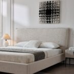 מיטה דגם מדריד – שמנת + מזרן מתנה