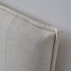 מיטה דגם מדריד – שמנת + ארגז מצעים ומזרן מתנה