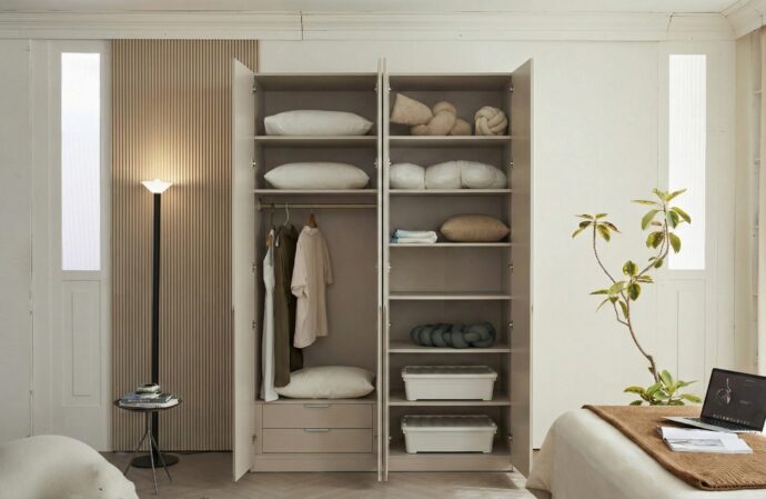 ארון דגם רן - 4 דלתות גוון סהרה