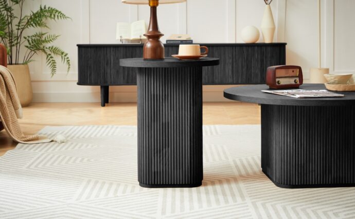 מזנון דגם רטרו בגוון שחור