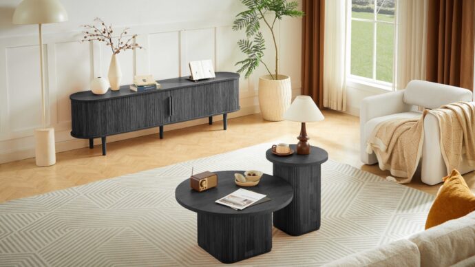 מזנון דגם רטרו בגוון שחור