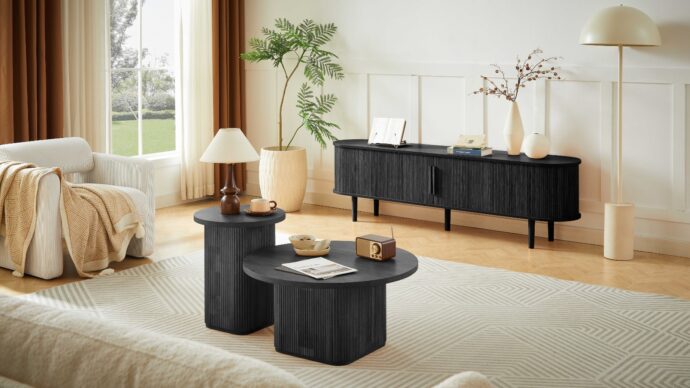 מזנון דגם רטרו בגוון שחור