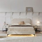 מיטה דגם סימפל - שמנת + מזרן מתנה