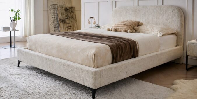 מיטה דגם סימפל - שמנת + מזרן מתנה