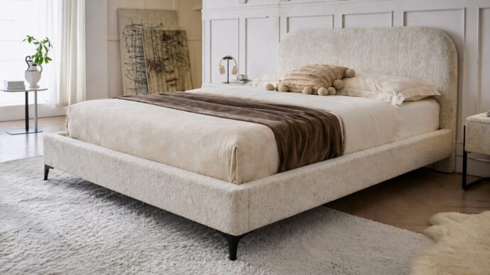 מיטה דגם סימפל - שמנת + מזרן מתנה