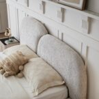 מיטה דגם רוני - שמנת בוקלה + מזרן במתנה