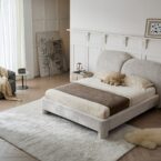 מיטה דגם רוני - שמנת בוקלה + מזרן במתנה