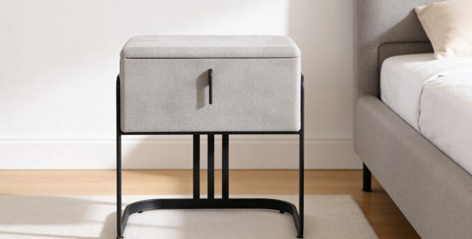 שידה דגם סימפל - אפור