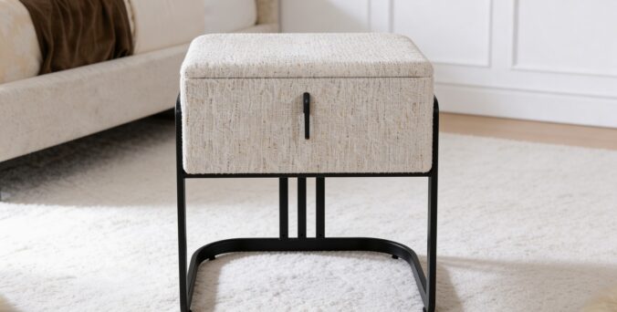 שידה דגם סימפל- שמנת