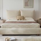 מיטה דגם נועה - שמנת + מזרן מתנה