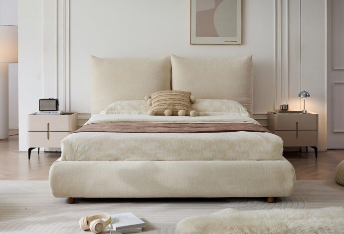 מיטה דגם נועה - שמנת + מזרן מתנה