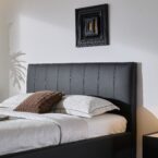 מיטה דגם לונדון – שחור + ארגז מצעים ומזרן מתנה