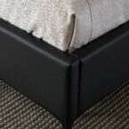 מיטה דגם לונדון – שחור + ארגז מצעים ומזרן מתנה