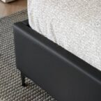 מיטה דגם לונדון – שחור + ארגז מצעים ומזרן מתנה