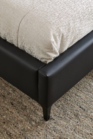 מיטה דגם לונדון – שחור + מזרן מתנה