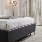 מיטה דגם מדריד – שחור + ארגז מצעים ומזרן מתנה