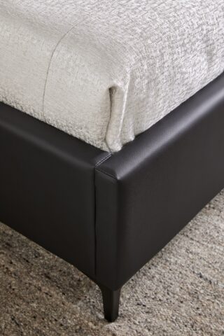 מיטה דגם מדריד – שחור + ארגז מצעים ומזרן מתנה