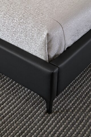 מיטה דגם מדריד – שחור + מזרן מתנה