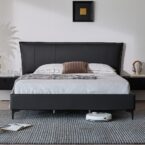 מיטה דגם מדריד – שחור + מזרן מתנה