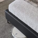 מיטה דגם מדריד – שחור + מזרן מתנה