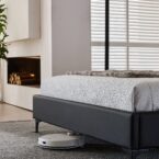 מיטה דגם מדריד – שחור + מזרן מתנה