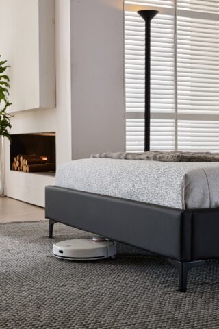 מיטה דגם מדריד – שחור + מזרן מתנה