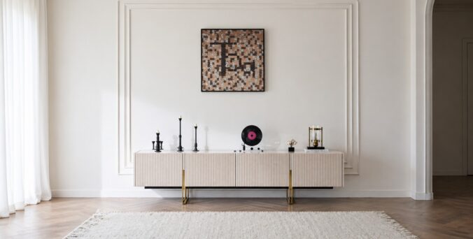 מזנון דגם רומא בגוון אבן