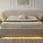 מיטה דגם סקיי - שמנת + מזרן מתנה