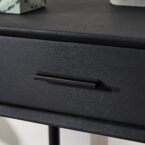 קומודה ומראה דגם רוז שחור