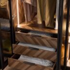 ארון דגם גלעד - 6 דלתות גוון שחור + תאורה