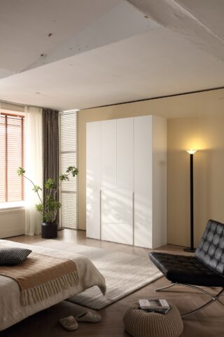 ארון דגם רן - 4 דלתות גוון לבן