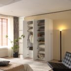 ארון דגם רן - 4 דלתות גוון לבן