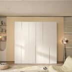 ארון דגם רן - 6 דלתות גוון לבן